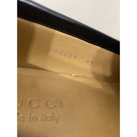 Gucci vintage men shoes black with grey detail 6.5 Eu 7.5 USA - Picture 2 of 12